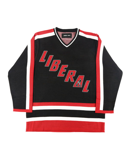 LIBERAL ARTS LA GAME SHIRT (BLACK/RED)