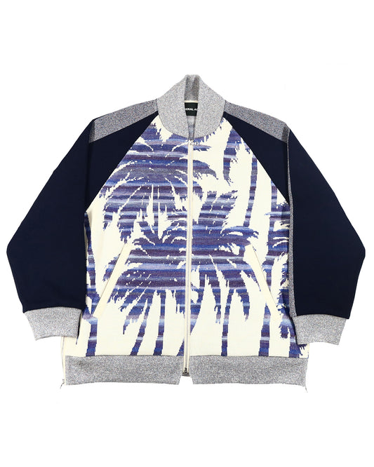 LIBERAL ARTS PALM SKA BLOUSON (NAVY/BEIGE)