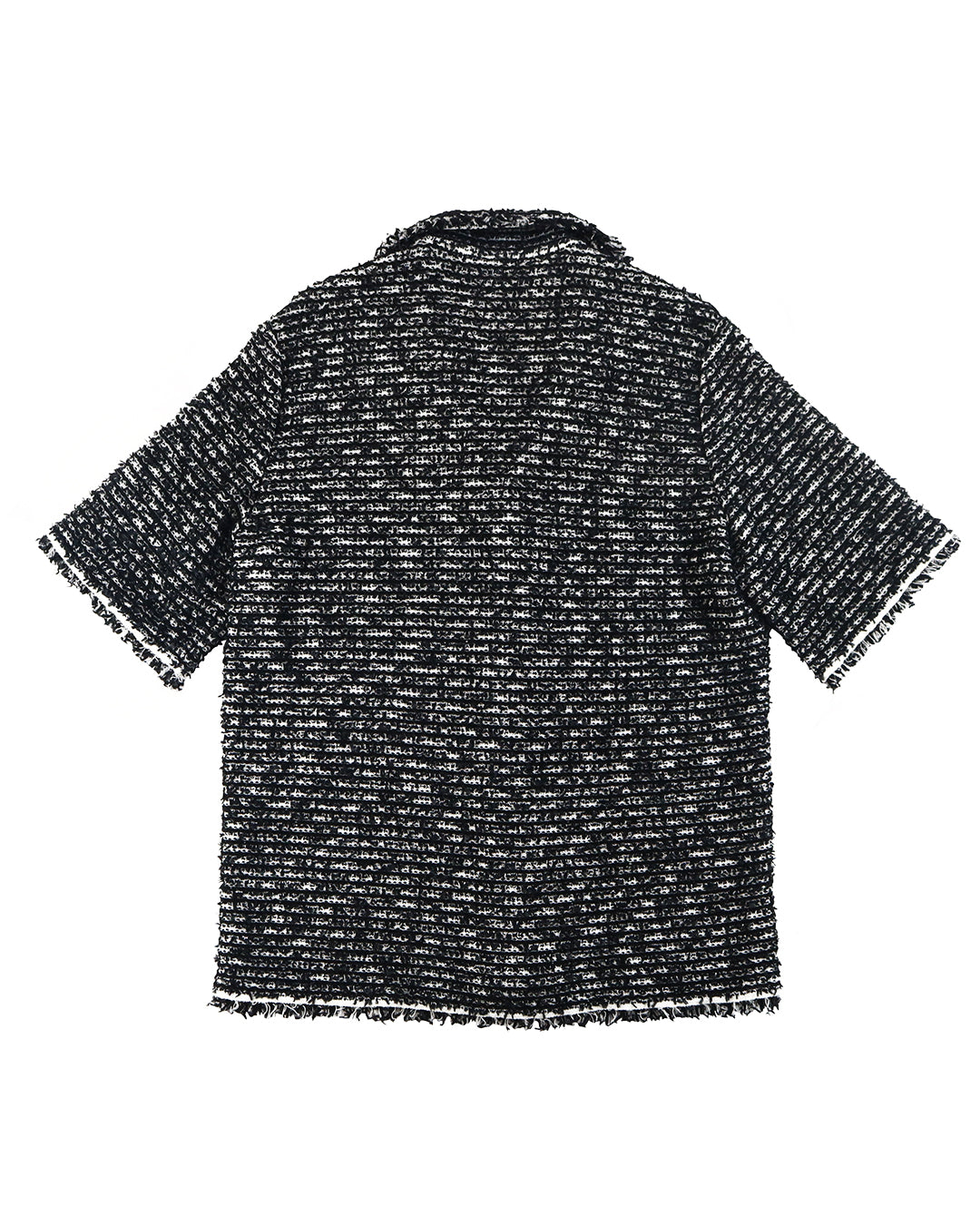 LIBERAL ARTS TWEED S/S SHIRT (BLACK/WHITE)