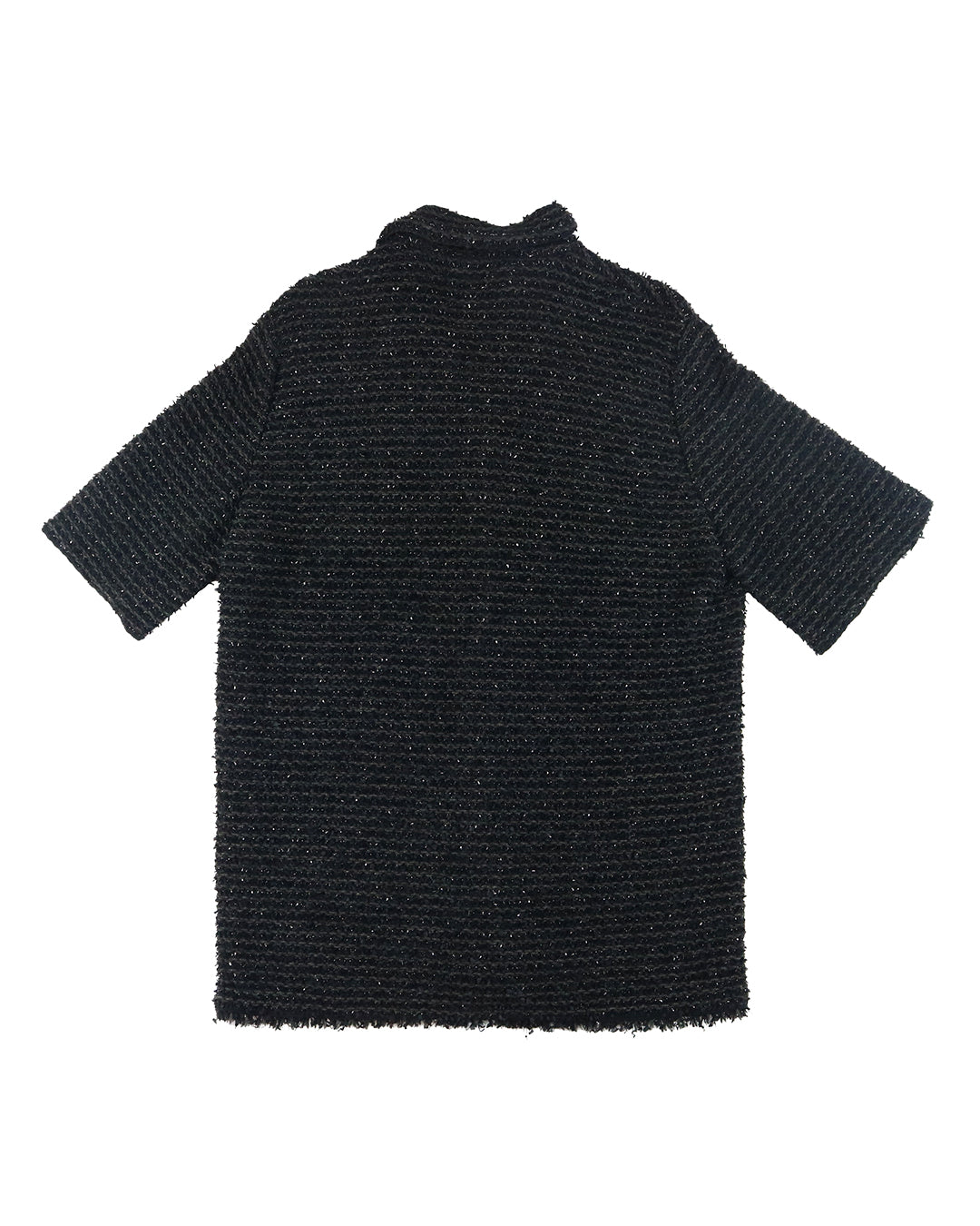 LIBERAL ARTS TWEED S/S SHIRT (BLACK)