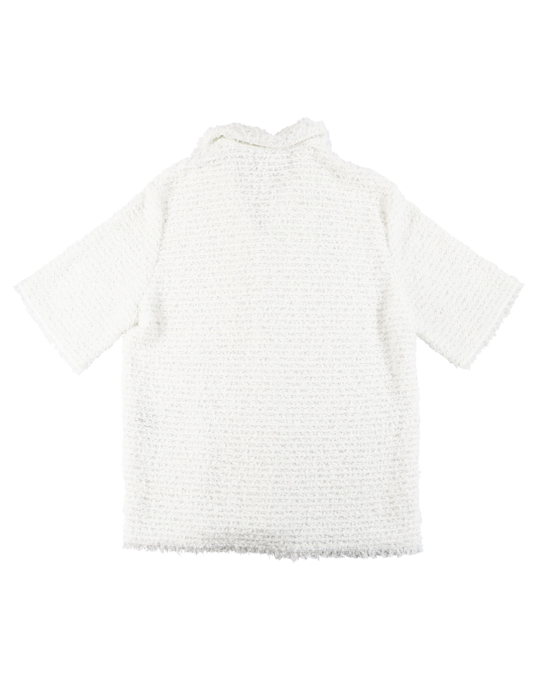 LIBERAL ARTS TWEED S/S SHIRT (WHITE)