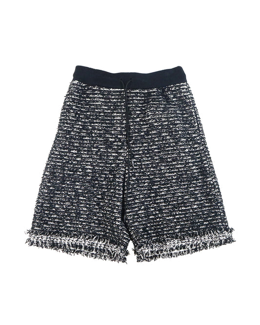 LIBERAL ARTS TWEED SHORTS (BLACK/WHITE)