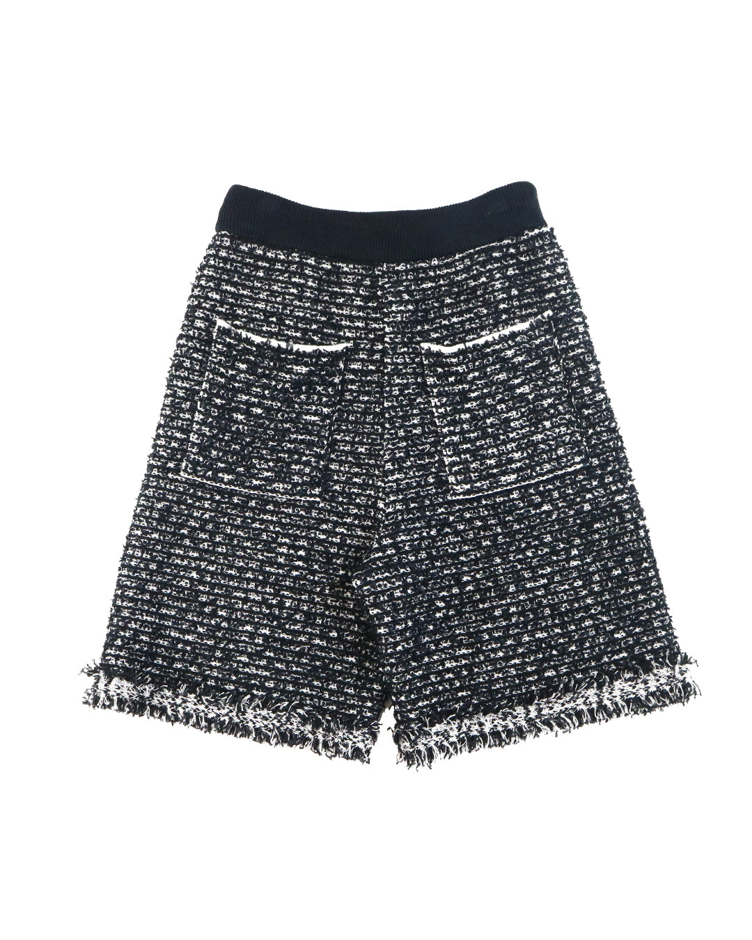 LIBERAL ARTS TWEED SHORTS (BLACK/WHITE)