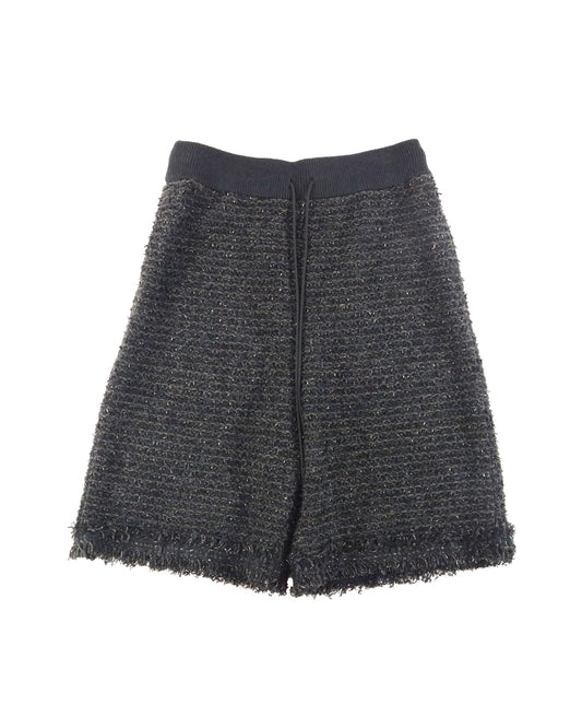 LIBERAL ARTS TWEED SHORTS (BLACK)