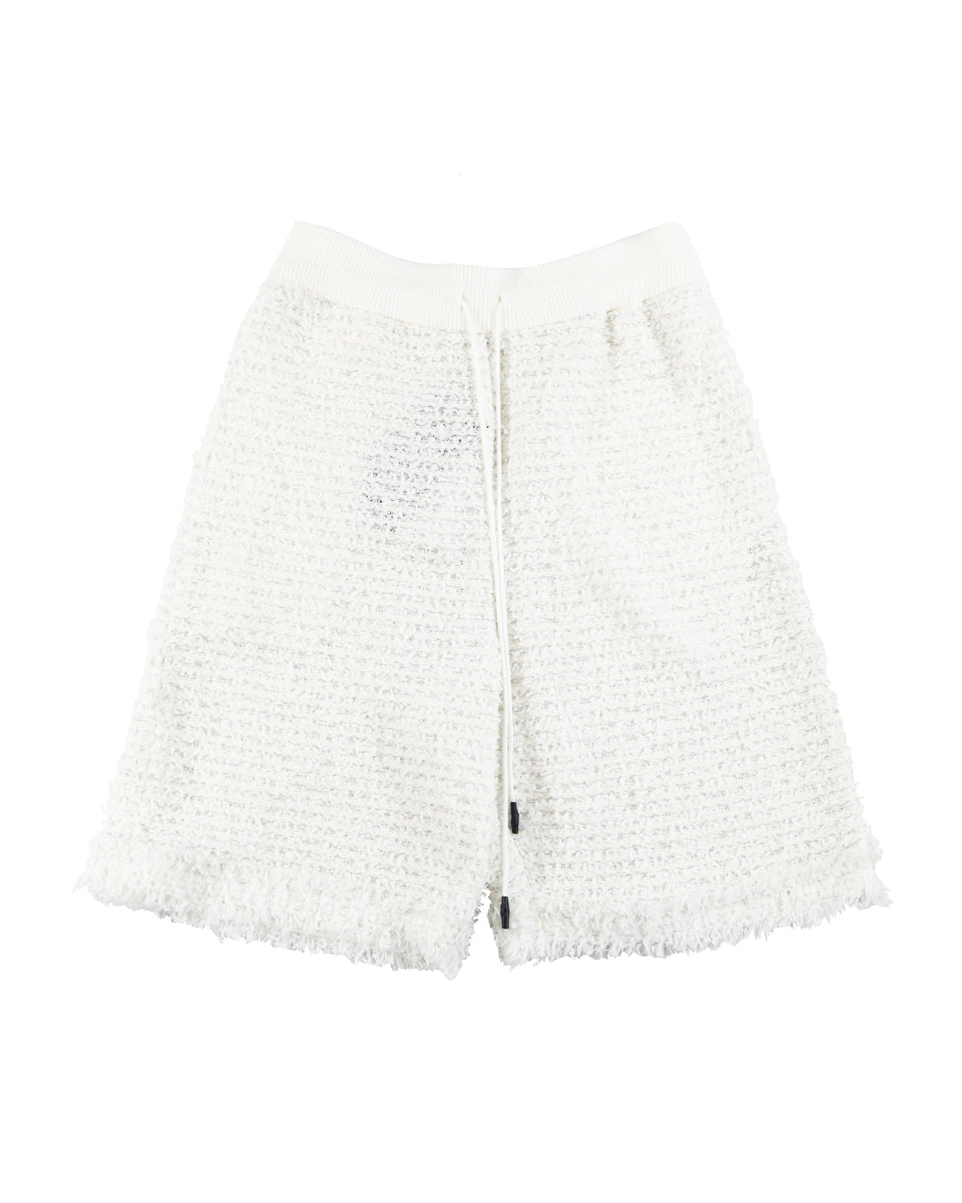 LIBERAL ARTS TWEED SHORTS (WHITE)