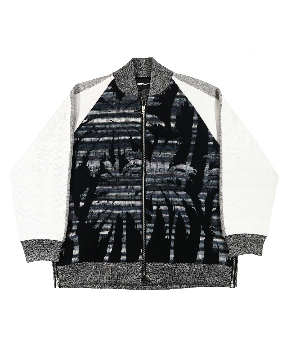 LIBERAL ARTS PALM SKA BLOUSON (BLACK/WHITE)