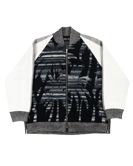 LIBERAL ARTS PALM SKA BLOUSON (BLACK/WHITE)