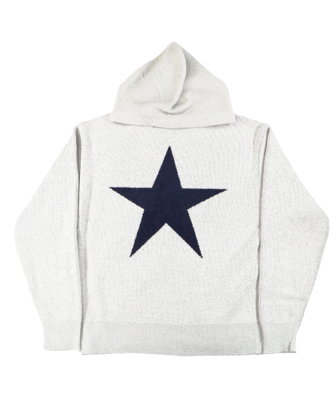 LIBERAL ARTS STAR GRITTER HOODY (WHITE/NAVY)